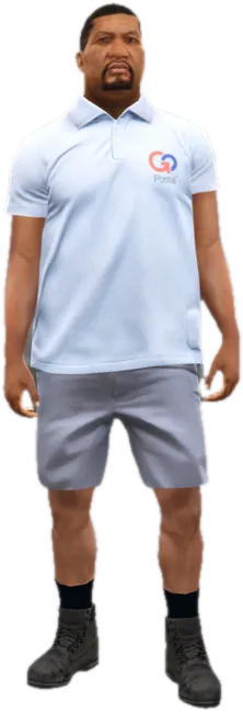 Transparent PNG of the GTA V ped s_m_m_postal_02