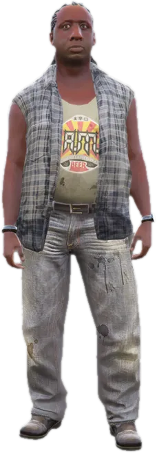 Transparent PNG of the GTA V ped s_m_m_trucker_01