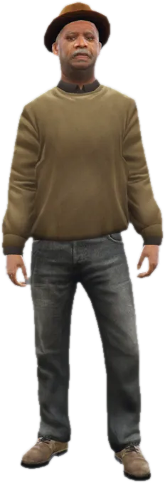 Transparent PNG of the GTA V ped s_m_o_busker_01