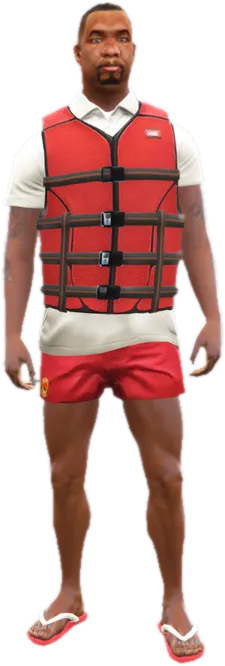 Transparent PNG of the GTA V ped s_m_y_baywatch_01