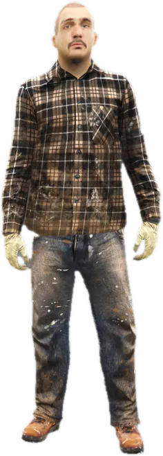 Transparent PNG of the GTA V ped s_m_y_dockwork_01