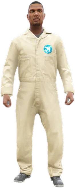 Transparent PNG of the GTA V ped s_m_y_dwservice_01