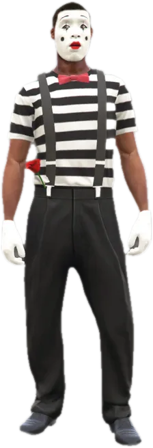 Transparent PNG of the GTA V ped s_m_y_mime