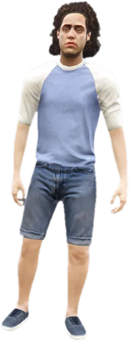 Transparent PNG of the GTA V ped s_m_y_shop_mask