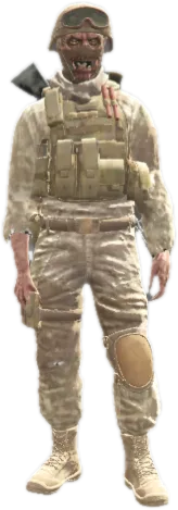 Transparent PNG of the GTA V ped soldier2