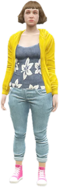 Transparent PNG of the GTA V ped u_f_y_beth