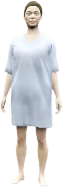 Transparent PNG of the GTA V ped u_f_y_corpse_01