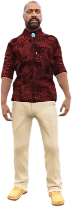 Transparent PNG of the GTA V ped u_m_m_curtis