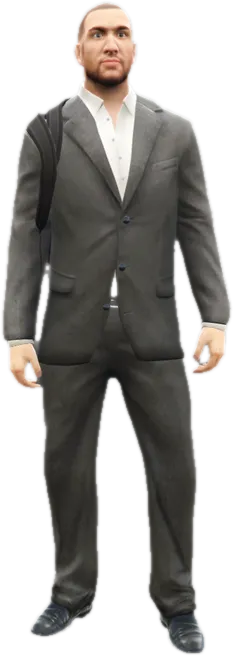 Transparent PNG of the GTA V ped u_m_m_jewelthief