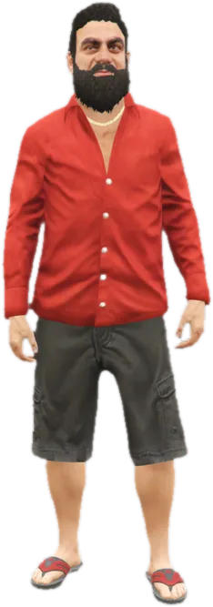 Transparent PNG of the GTA V ped u_m_m_partytarget