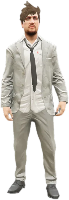 Transparent PNG of the GTA V ped u_m_m_vince