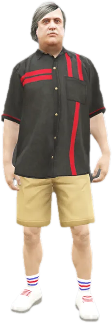 Transparent PNG of the GTA V ped u_m_o_dean