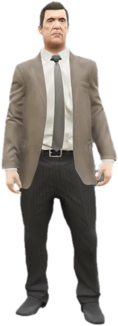 Transparent PNG of the GTA V ped u_m_y_abner