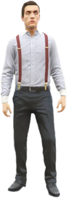 Transparent PNG of the GTA V ped u_m_y_chip