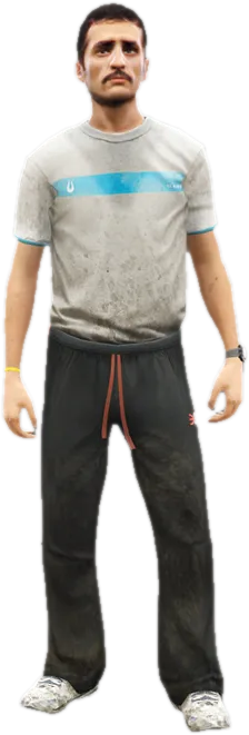 Transparent PNG of the GTA V ped u_m_y_croupthief_01