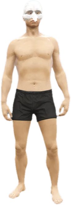 Transparent PNG of the GTA V ped u_m_y_danceburl_01