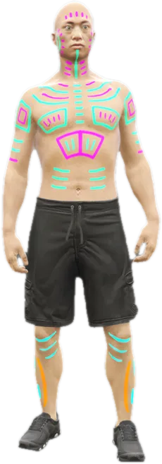 Transparent PNG of the GTA V ped u_m_y_dancerave_01