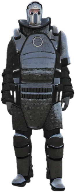 Transparent PNG of the GTA V ped u_m_y_juggernaut_01