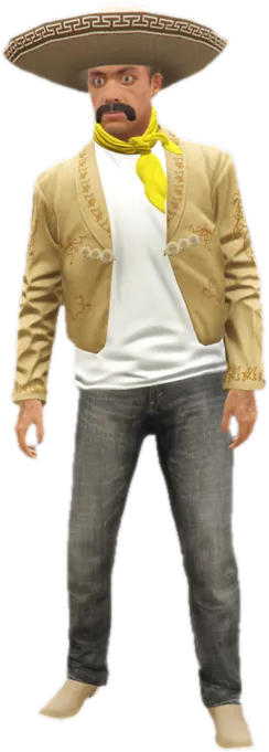 Transparent PNG of the GTA V ped u_m_y_mani