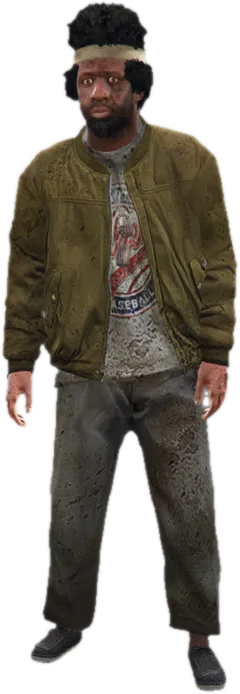 Transparent PNG of the GTA V ped u_m_y_militarybum