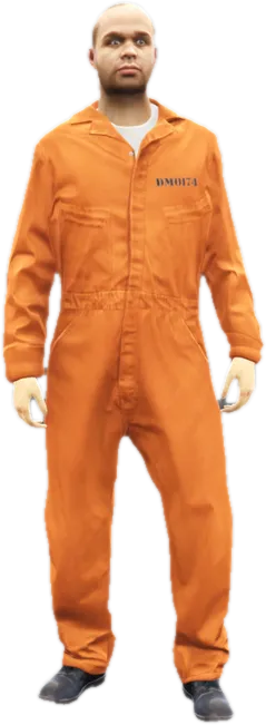 Transparent PNG of the GTA V ped u_m_y_prisoner_01