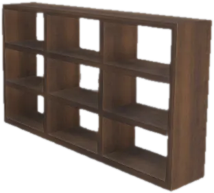 Transparent PNG of the GTA V prop apa_mp_h_str_shelfwallm_01