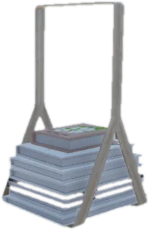 Transparent PNG of the GTA V prop ate_lounge1_bookcase_b