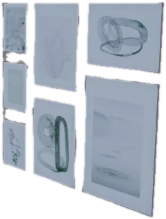 Transparent PNG of the GTA V prop ate_lounge1_deco_frame_c