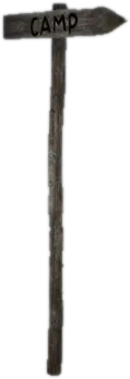 Transparent PNG of the GTA V prop bzzz_survival_sign_b