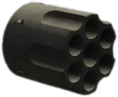 Transparent PNG of the GTA V prop markomods-revolver2-cylinder1