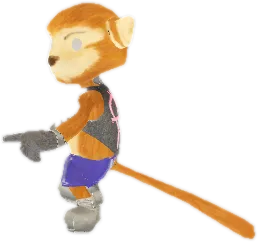 Transparent PNG of the GTA V prop monkey_punk