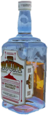 Transparent PNG of the GTA V prop p_whiskey_bottle_s