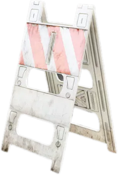 Transparent PNG of the GTA V prop prop_barrier_work01a