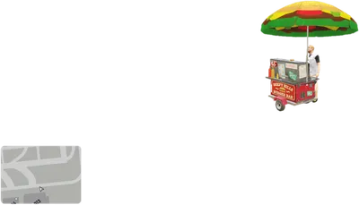 Transparent PNG of the GTA V prop prop_burgerstand_01
