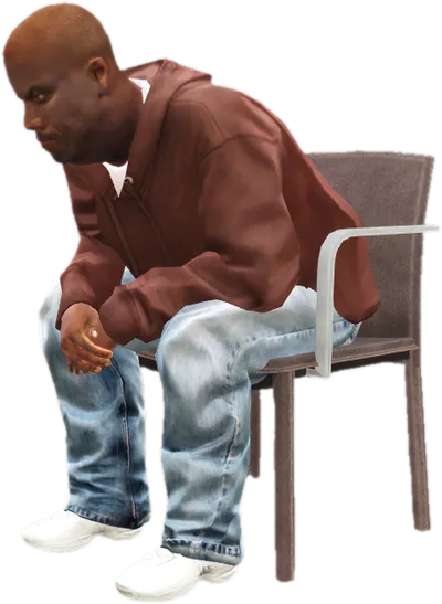 Transparent PNG of the GTA V prop prop_cs_office_chair