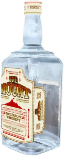 Transparent PNG of the GTA V prop prop_cs_whiskey_bottle