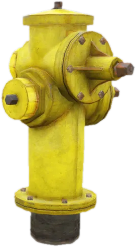 Transparent PNG of the GTA V prop prop_fire_hydrant_1
