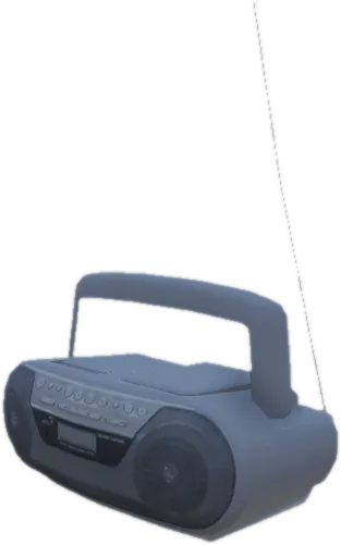 Transparent PNG of the GTA V prop prop_portable_hifi_01