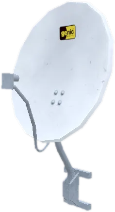 Transparent PNG of the GTA V prop prop_satdish_3_b