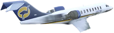Transparent PNG of the GTA V prop prop_shamal_crash