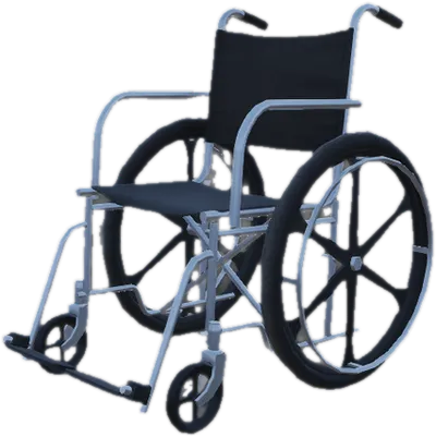 Transparent PNG of the GTA V prop prop_wheelchair_01