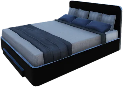 Transparent PNG of the GTA V prop sum_mp_h_yacht_bed_02