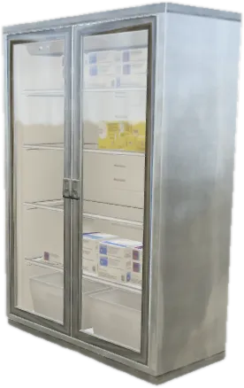 Transparent PNG of the GTA V prop v_med_lab_fridge