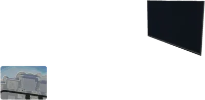 Transparent PNG of the GTA V prop vw_prop_vw_cinema_tv_01