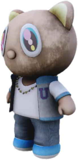 Transparent PNG of the GTA V prop wb_rapper_bear_1