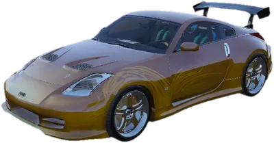 Transparent PNG of the GTA V vehicle 350zm