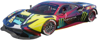 Transparent PNG of the GTA V vehicle 488gt3