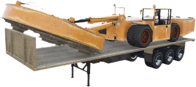 Transparent PNG of the GTA V vehicle armytrailer2