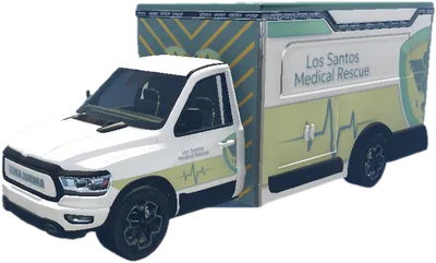 Transparent PNG of the GTA V vehicle vdambulance4