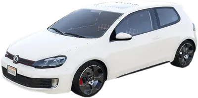 Transparent PNG of the GTA V vehicle vwgolf6gti2012wb